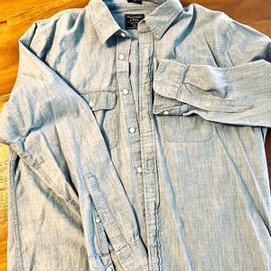 Men’s Abercrombie Button Down Denim Shirt